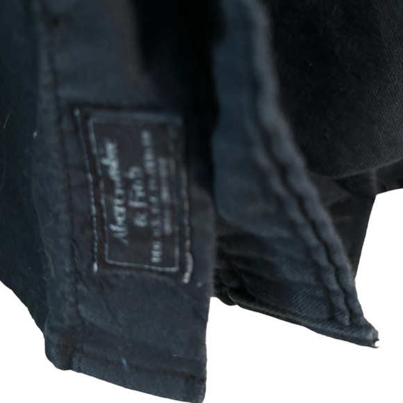 Abercrombie and Fitch Men's XXL, Dark Blue, Button Collar, Button Up Oxford EUC - Picture 11 of 13